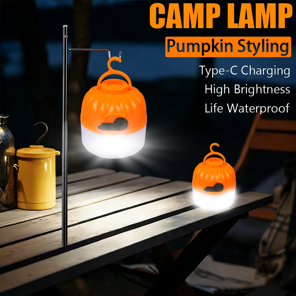 Outdoor Camping Tent Waterproof - Portable Mini Camping Lamp 4 Lighting