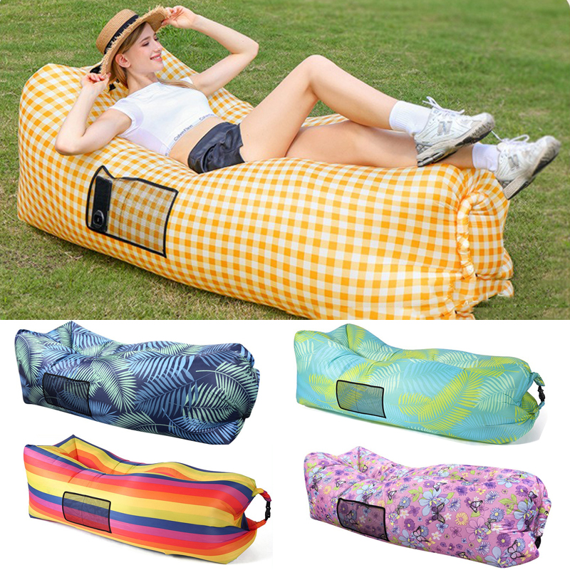 Bed Outdoor Camping - Outdoor Camping Inflatable Sofa Portable Inflatable