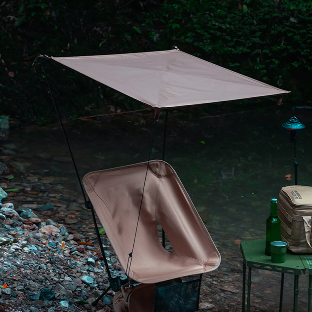 Outdoor Camping Hammock Chair - Moon Chair Sunshade Beach Chair Sunshade