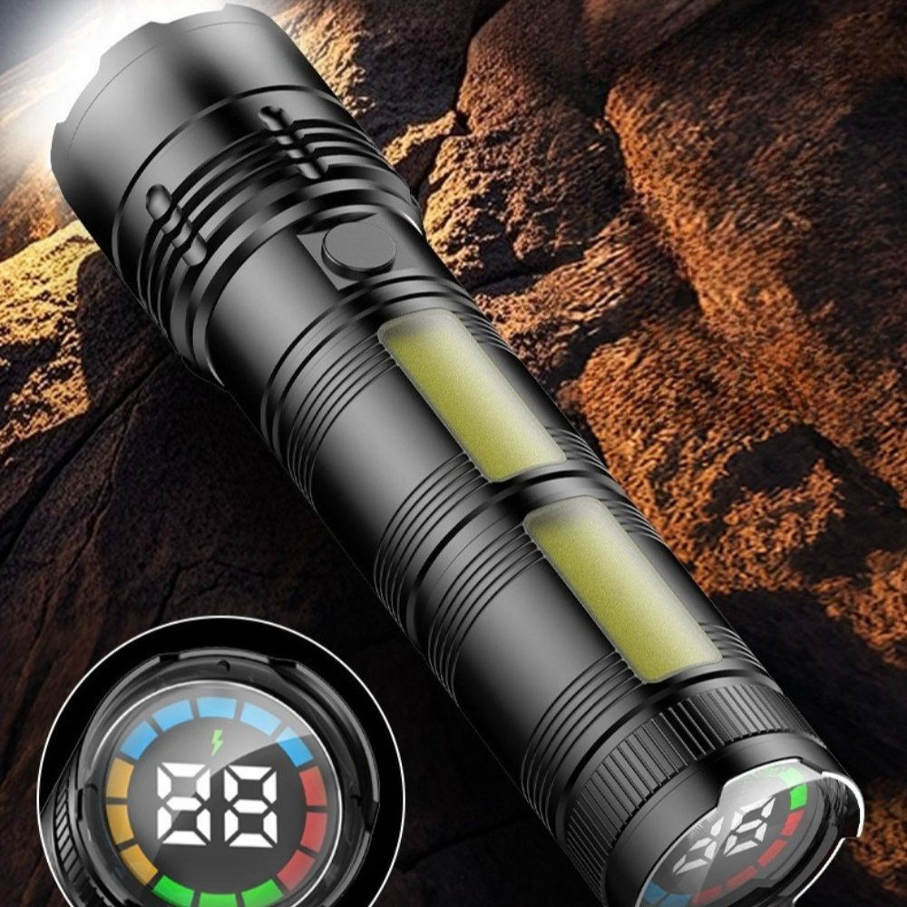Outdoor Camping Lantern - Strong Light LED Flashlight COB Side