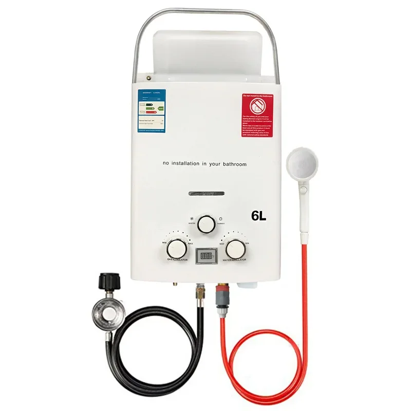 Outdoor Camping Hot Water Shower - LPG Propane Gas Tankless Water Heater