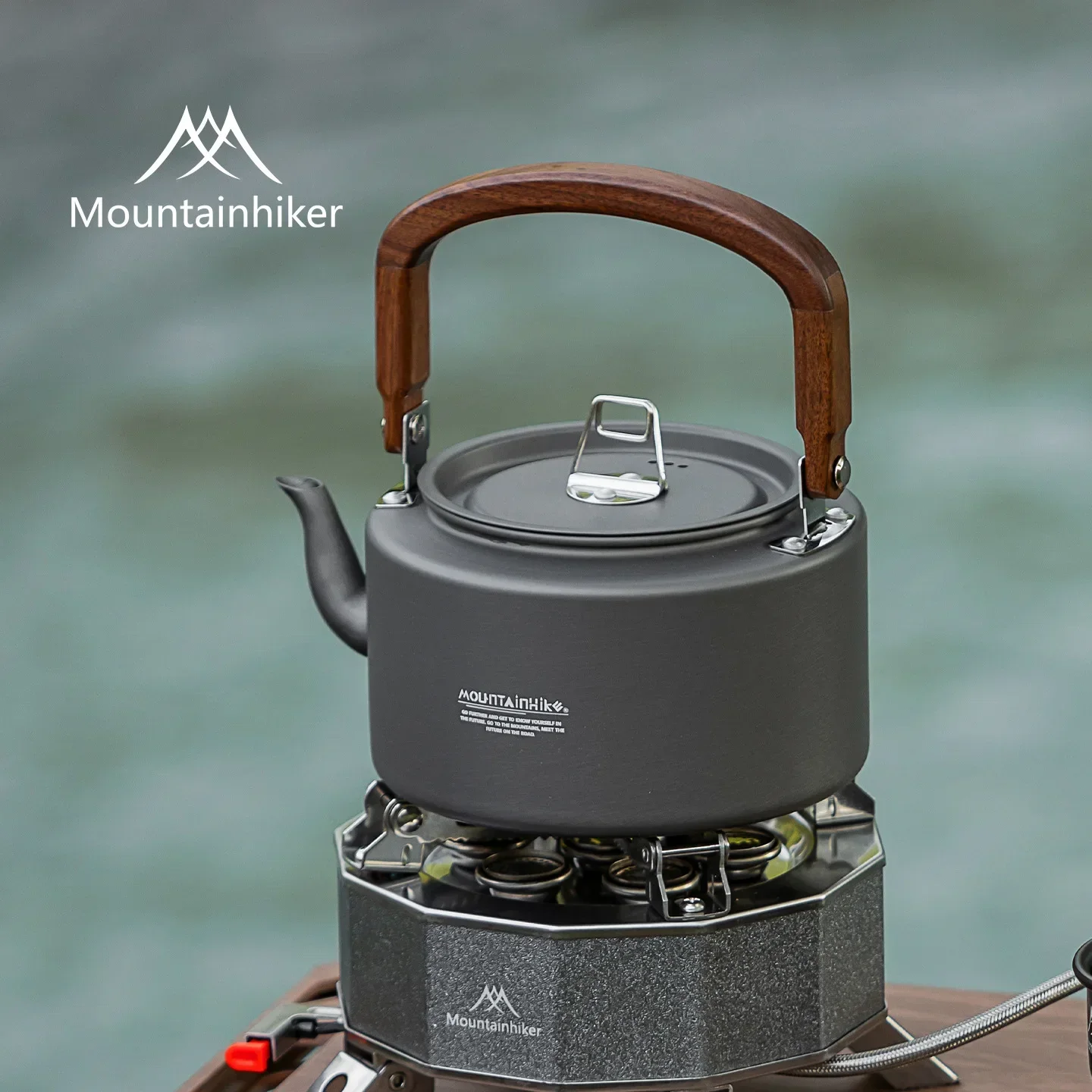 Outdoor Camping Kettle - MOUNTAIINHIKER Aluminum Alloy Camping Tea Kettle