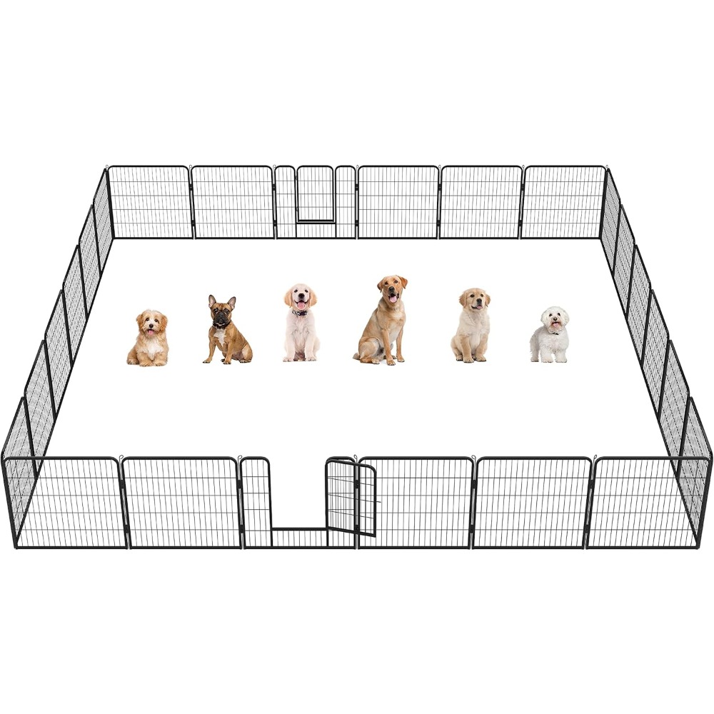 Outdoor Camping Dog Fence - Dog Playpen Outdoor Puppy Exercise Pen