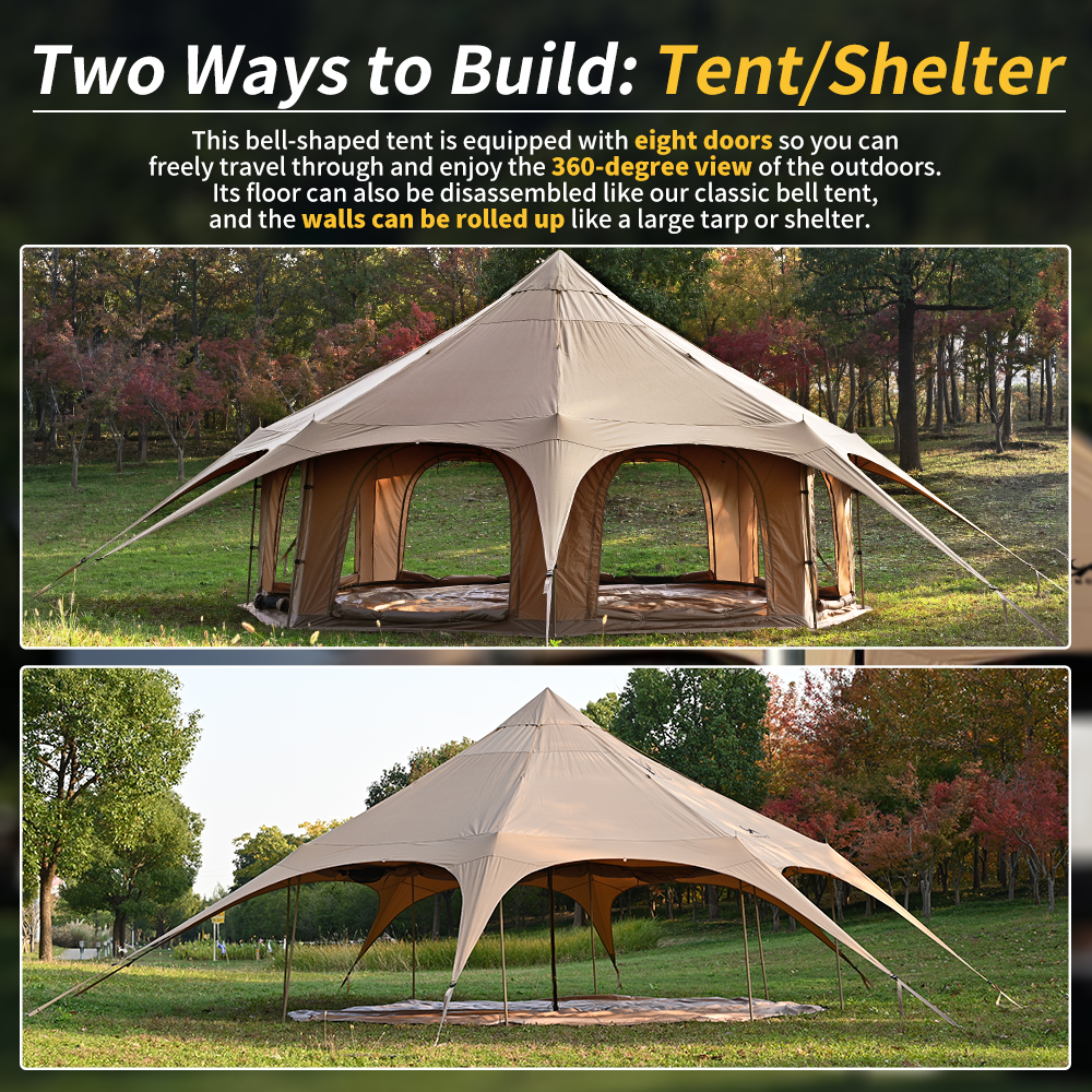 Outdoor Yurt Camping - Oem Large Latest Style 4.5m Marquee