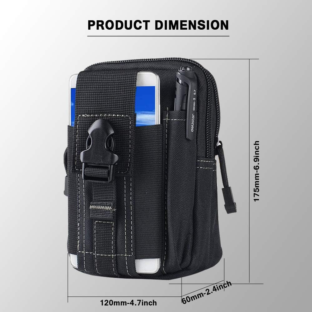 Tactical Molle Belt Pouch Mili - مراجعة Outdoor Camping Gear وسعره