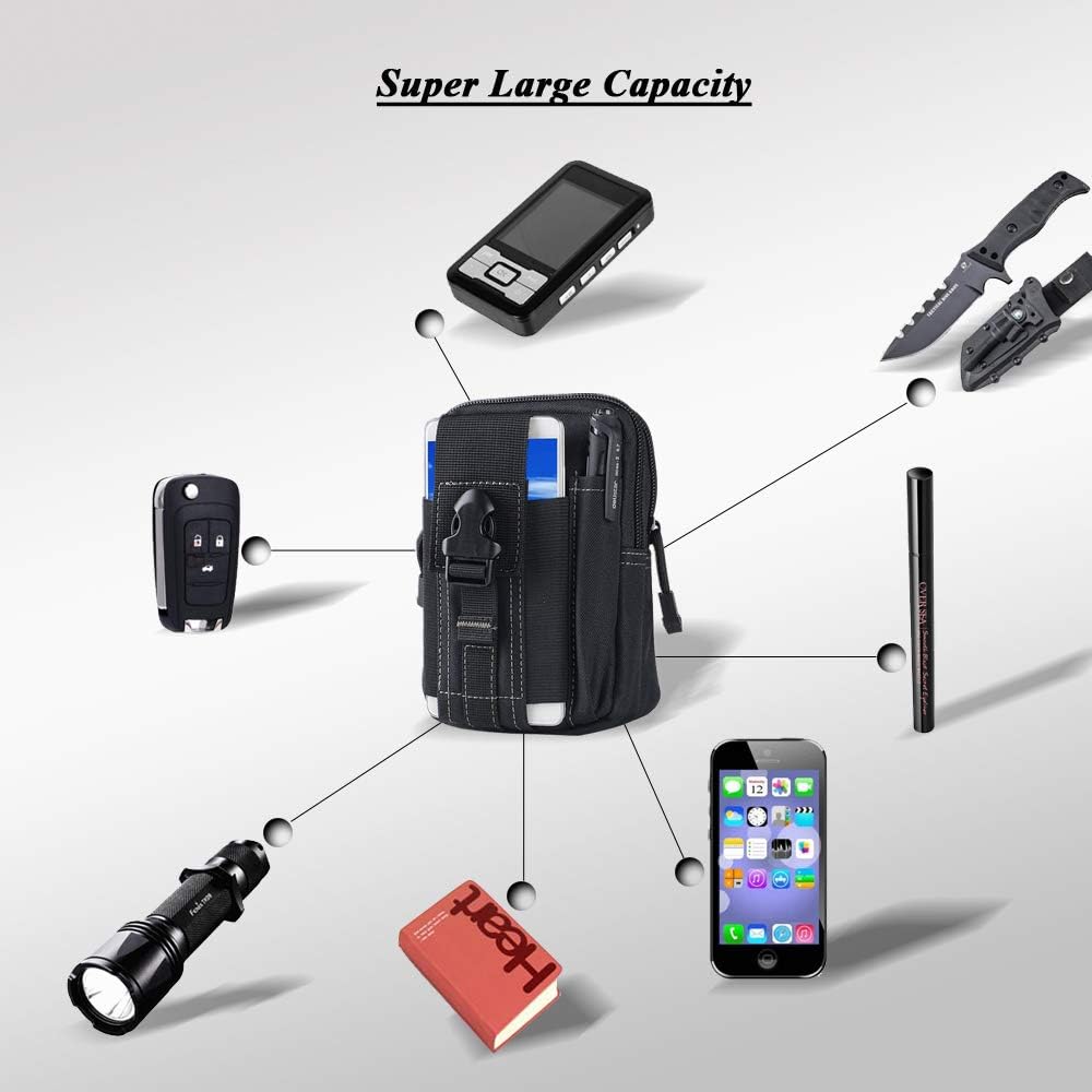Tactical Molle Belt Pouch Mili - مراجعة Outdoor Camping Gear وسعره
