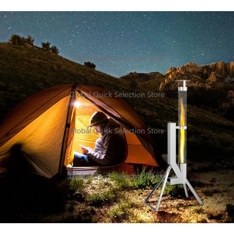 Outside outdoor camping pellet - مراجعة Outdoor Camping Stove وسعره