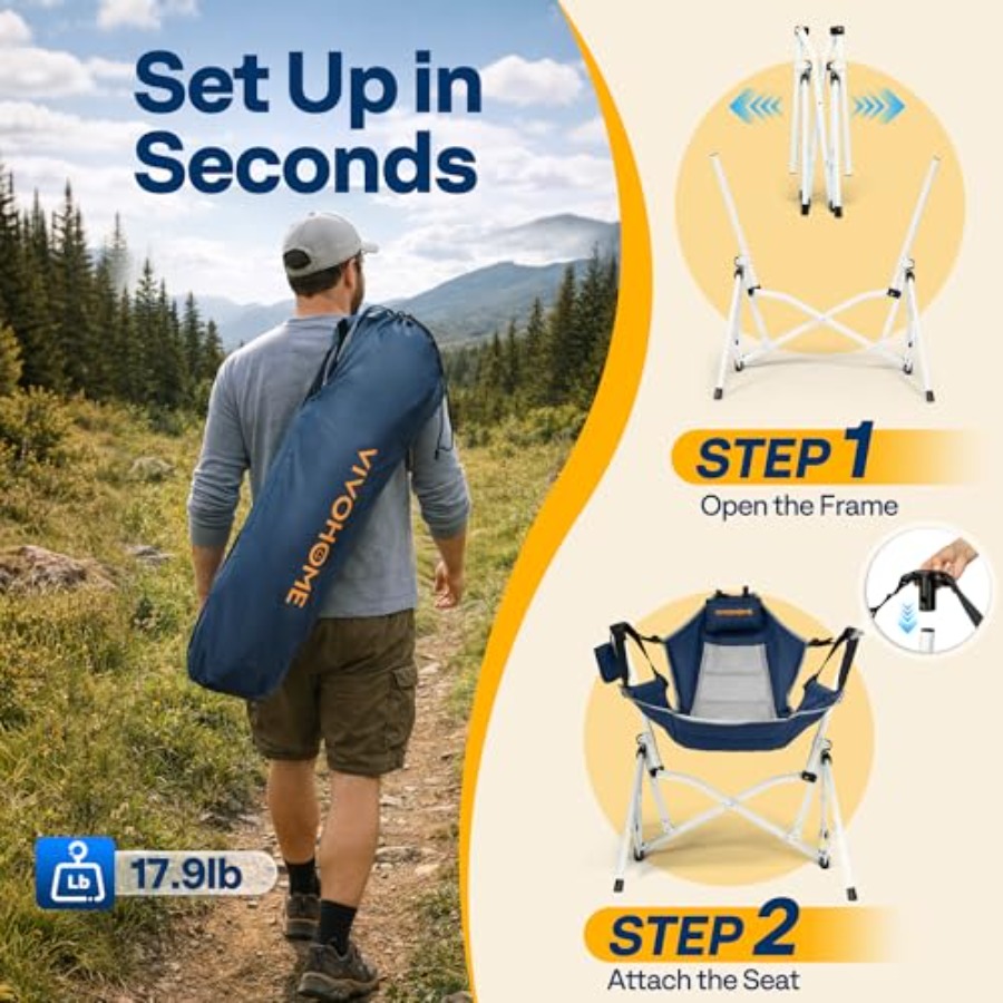 Outdoor camping hammock chair  - مراجعة Outdoor Camping Hammock Chair وسعره