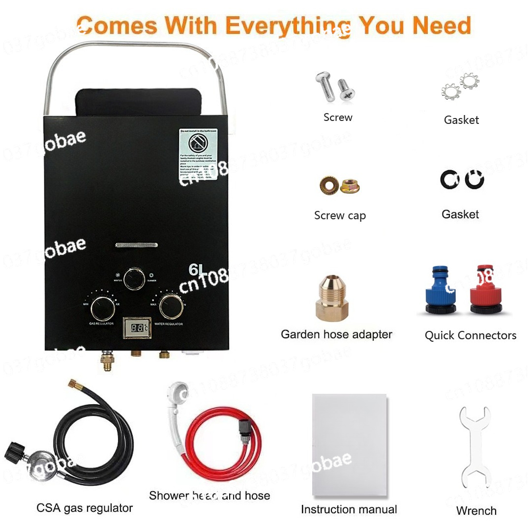 2026 new outdoor water heater  - مراجعة Outdoor Camping Water Heater وسعره