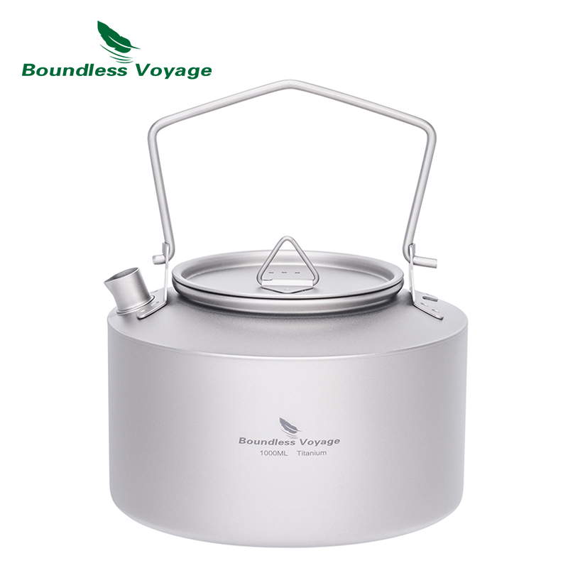 Boundless Voyage Titanium Kett - مراجعة Outdoor Camping Kettle وسعره