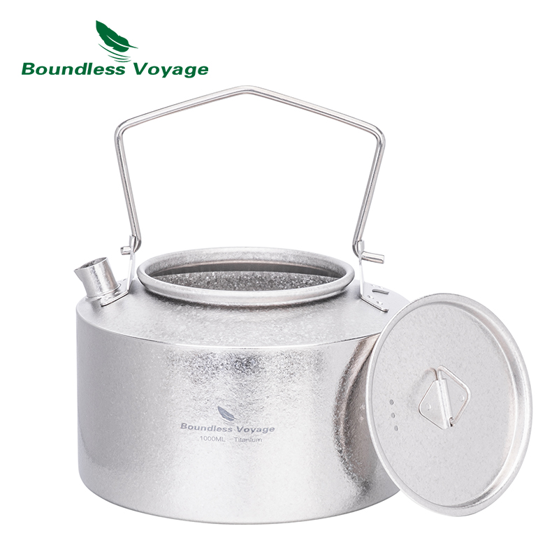 Boundless Voyage Titanium Kett - مراجعة Outdoor Camping Kettle وسعره