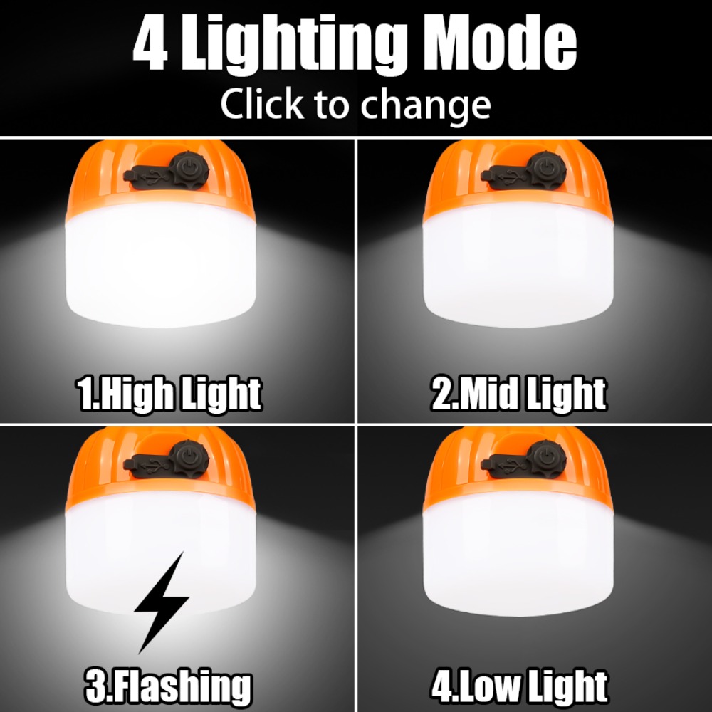 Portable Mini Camping Lamp 4 L - مراجعة Outdoor Camping Tent Waterproof وسعره