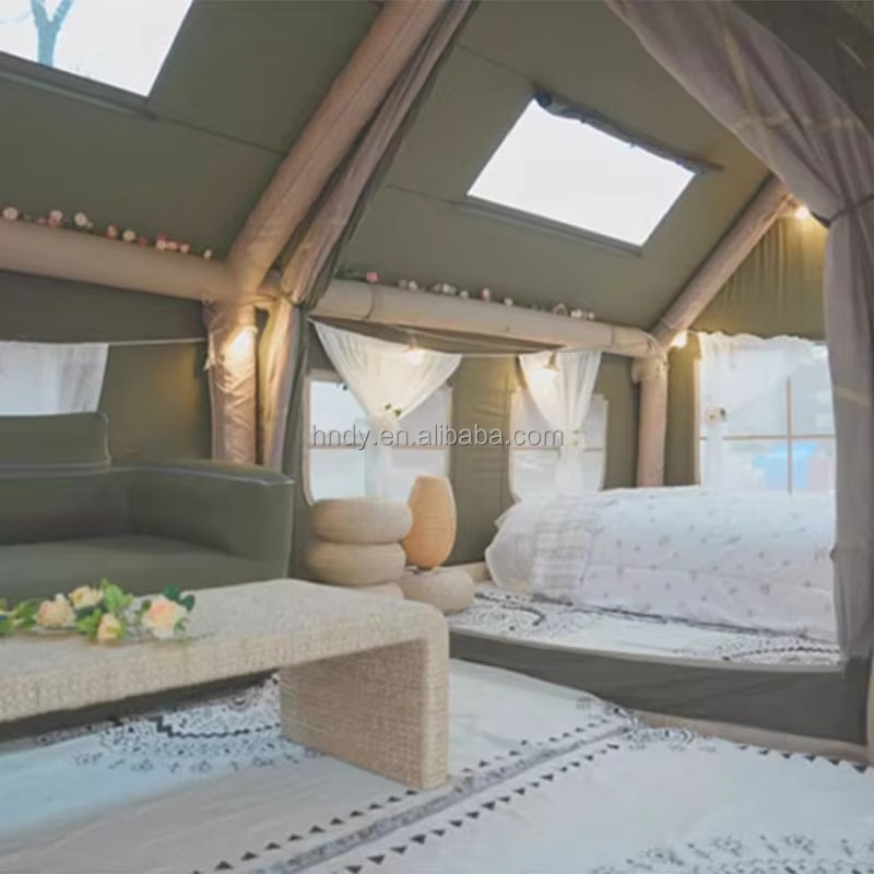 2025 Newest Factory Design Win - مراجعة Outdoor Camping Inflatable Tent وسعره