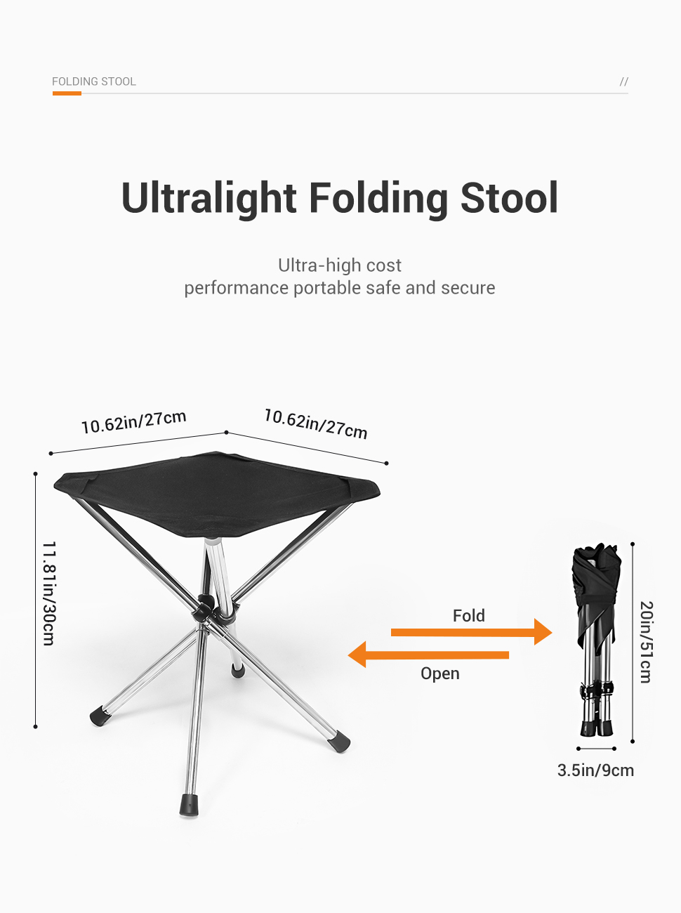 WESTTUNE Portable Folding Stoo - مراجعة Outdoor Camping Hammock Chair وسعره