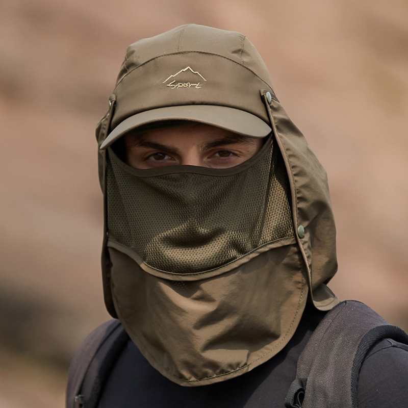 Multifunction Foldable Quick D - مراجعة Camping Outdoor Quick Drying Sun Neck Protection Cap Hat وسعره