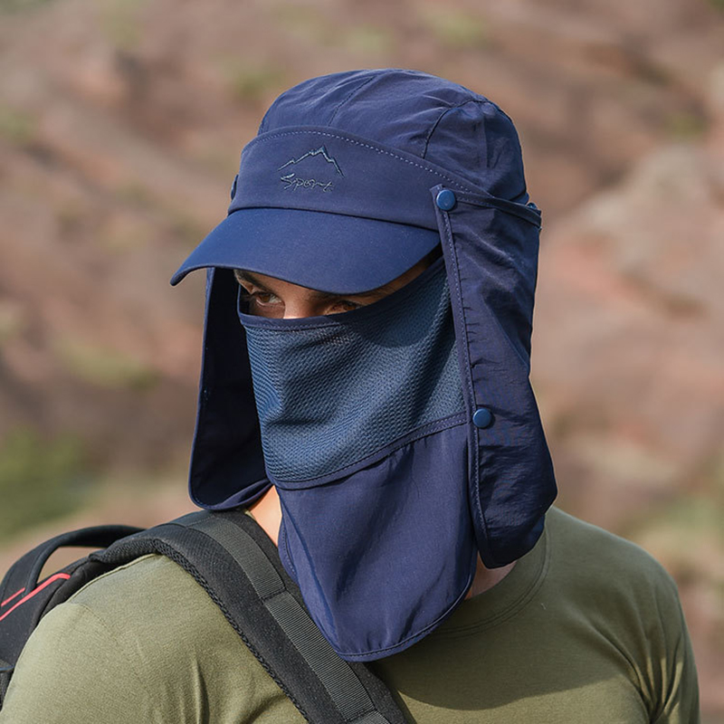 Multifunction Foldable Quick D - مراجعة Camping Outdoor Quick Drying Sun Neck Protection Cap Hat وسعره