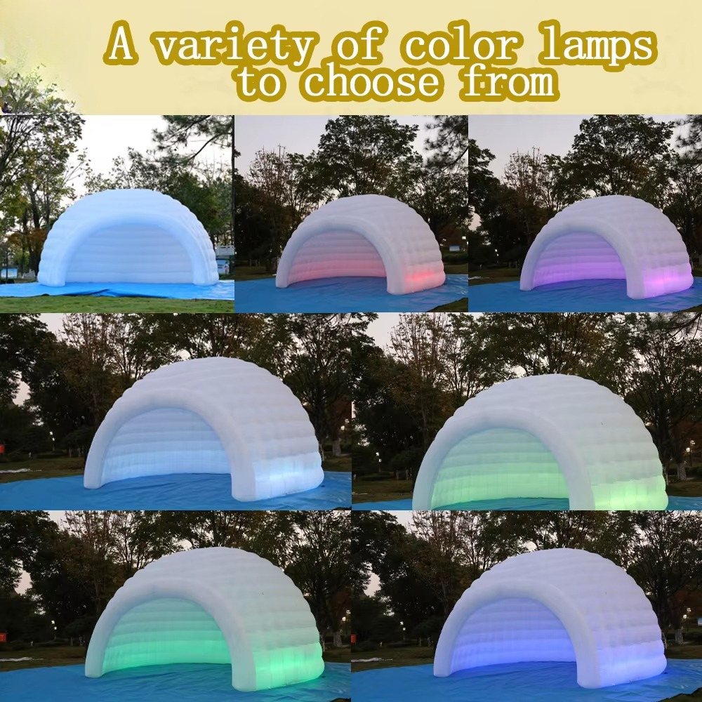 Inflatable Igloo Dome Party Te - مراجعة Outdoor Camping Inflatable Tent وسعره