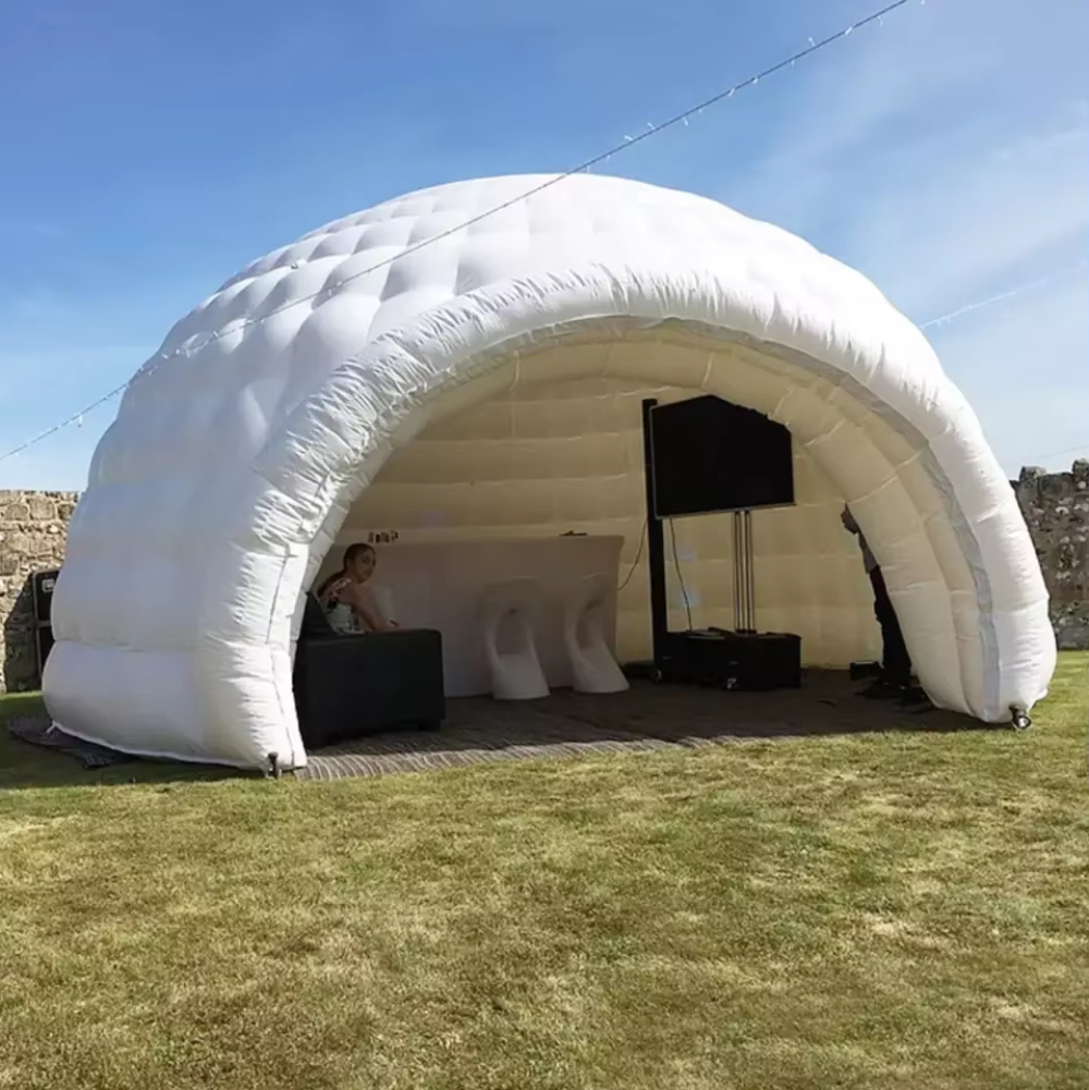 Inflatable Igloo Dome Party Te - مراجعة Outdoor Camping Inflatable Tent وسعره