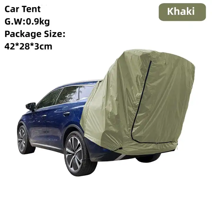 Outdoor Rainproof Canopy Roof  - مراجعة Outdoor Camping Car Tail Tent وسعره