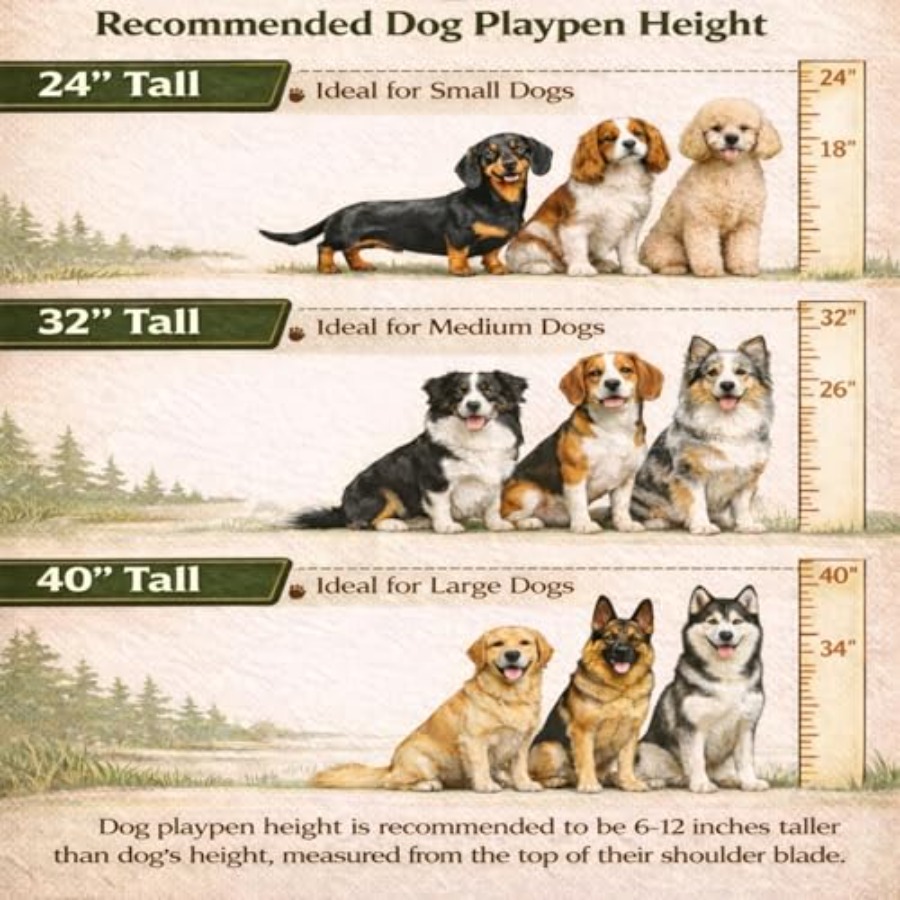 Outdoor dog play pen for small - مراجعة Outdoor Camping Dog Fence وسعره