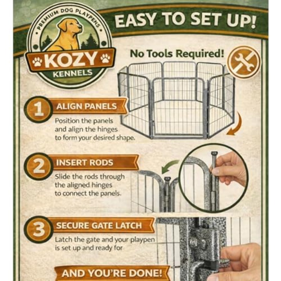 Outdoor dog play pen for small - مراجعة Outdoor Camping Dog Fence وسعره