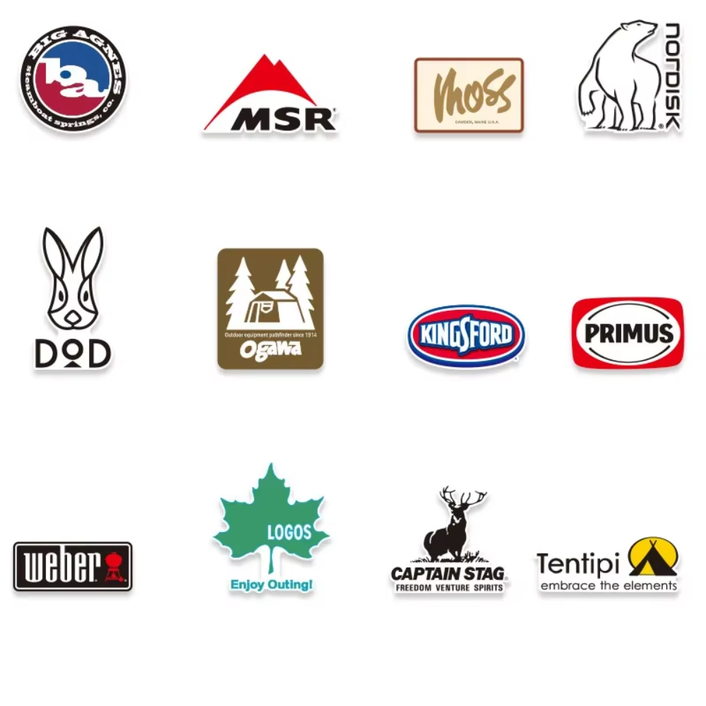 20Pcs Outdoor Stickers Pack Ca - مراجعة Outdoor Camping Brand وسعره