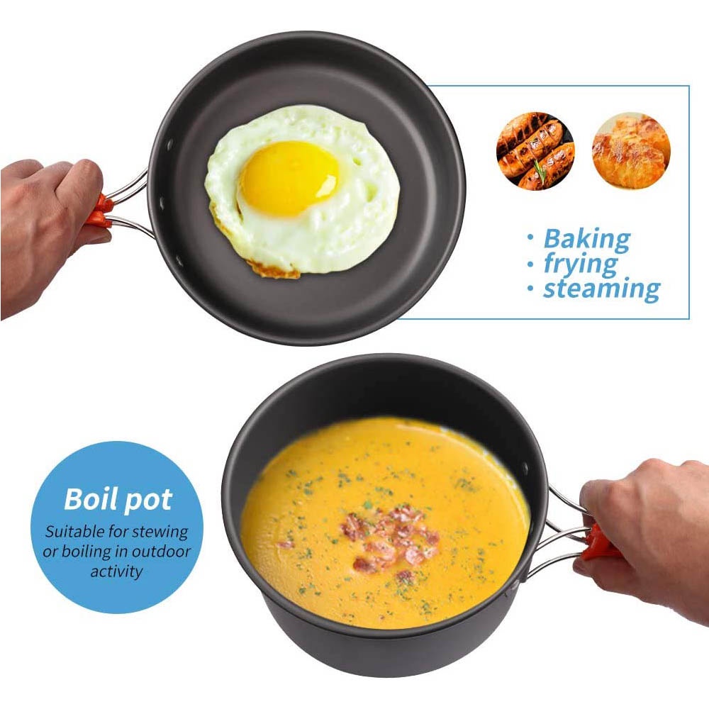 Outdoor camping cooker portabl - مراجعة Outdoor Camping Kettle وسعره