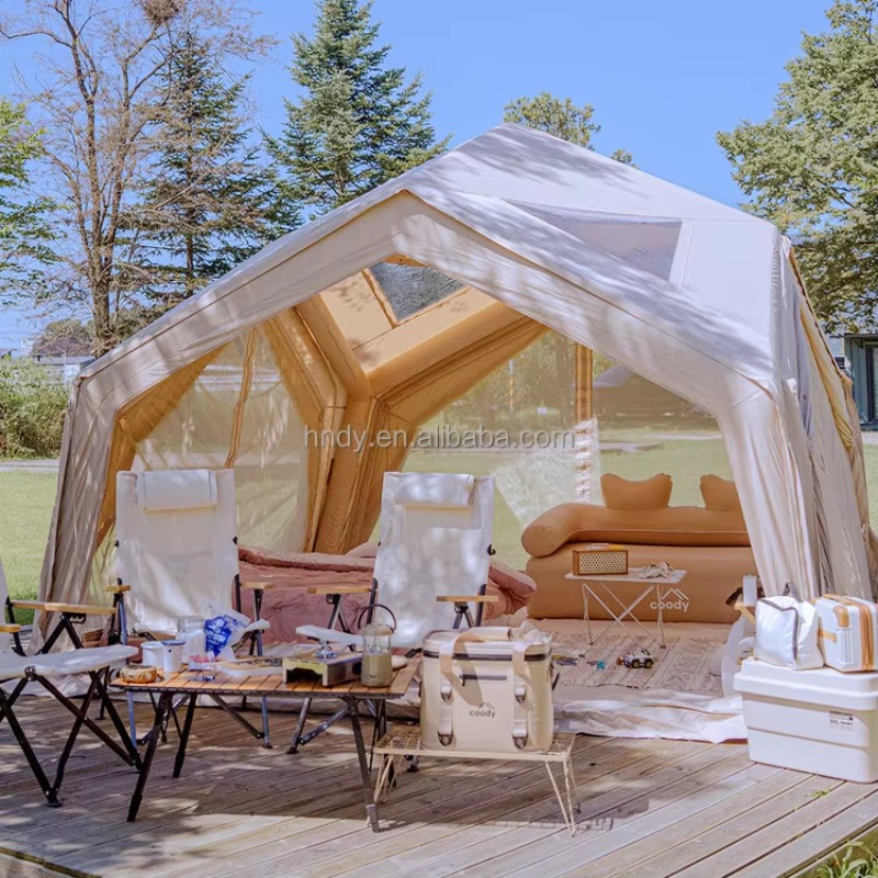 2025 Large Luxury 5 6 7 Person - مراجعة Outdoor Camping Inflatable Tent وسعره