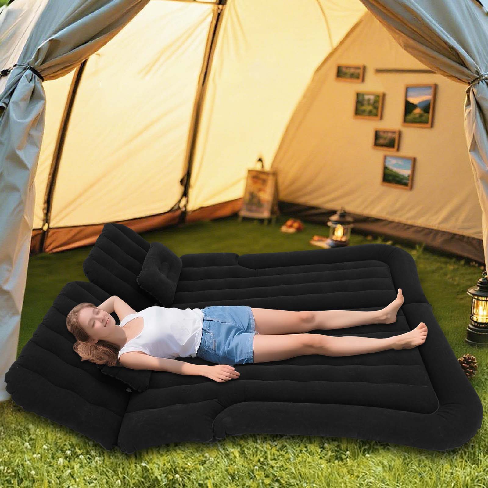 SUV Air Mattress With Pillows, - مراجعة Camp Pillow Compressible وسعره