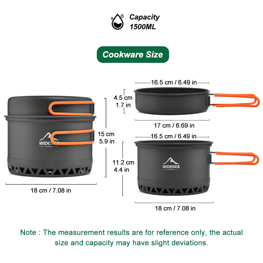 Camping Tableware Outdoor Cook - مراجعة Outdoor Camping Kettle وسعره