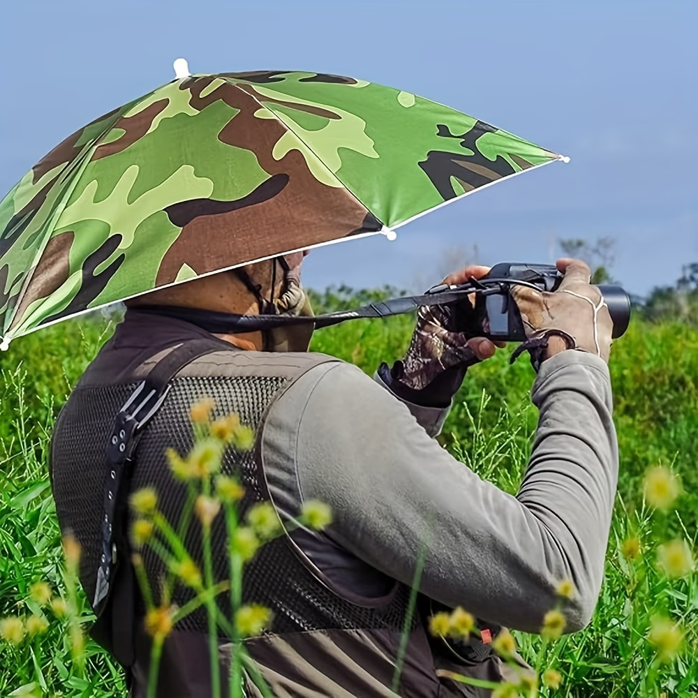 Elastic Headband Umbrella Hat, - مراجعة Outdoor Camping Hat وسعره