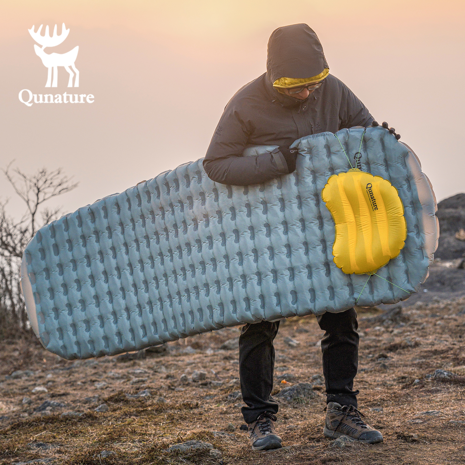 Qunature 3Pcs/set Outdoor Camp - مراجعة Camp Pillow Compressible وسعره