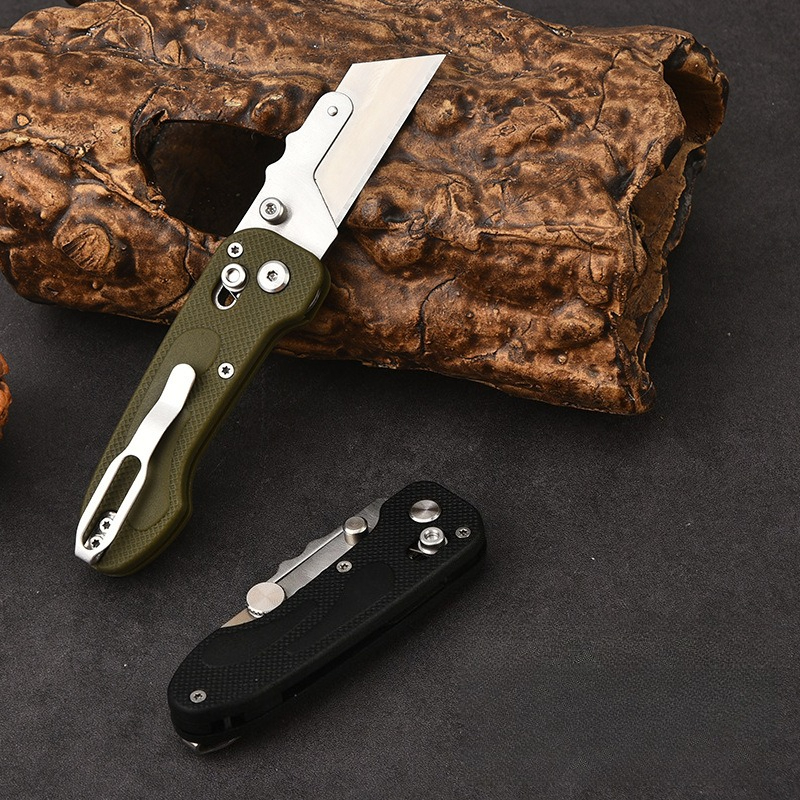 Folding Utility Knife Anti Sli - مراجعة Outdoor Camping Wallpaper وسعره