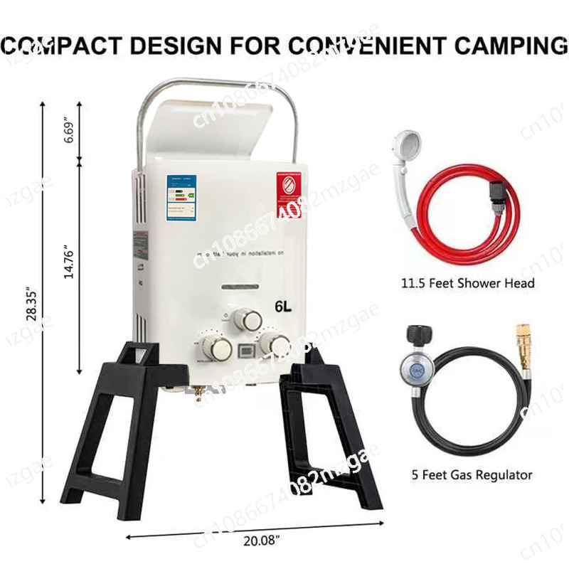 New Tankless Water Heater Outd - مراجعة Outdoor Camping Hot Water Shower وسعره