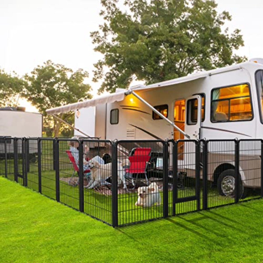 Dog Playpen Outdoor 40 inch 32 - مراجعة Outdoor Camping Dog Fence وسعره