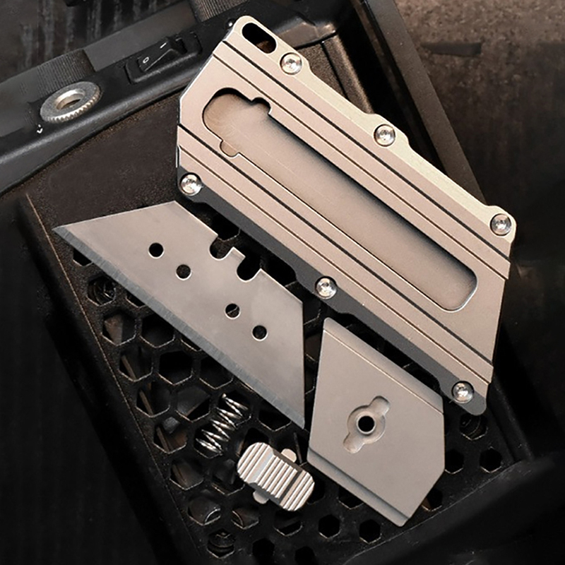 TC4 Titanium Alloy Utility Kni - مراجعة Outdoor Camping Wallpaper وسعره