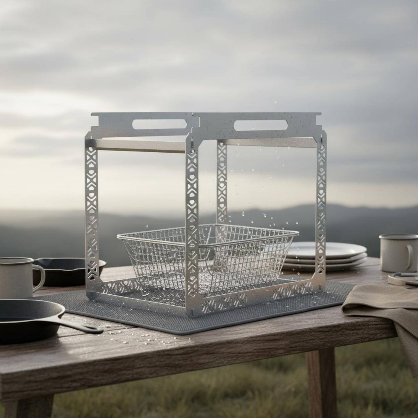 IGT Hanging Rack Rust Resistan - مراجعة Outdoor Camping Gear وسعره
