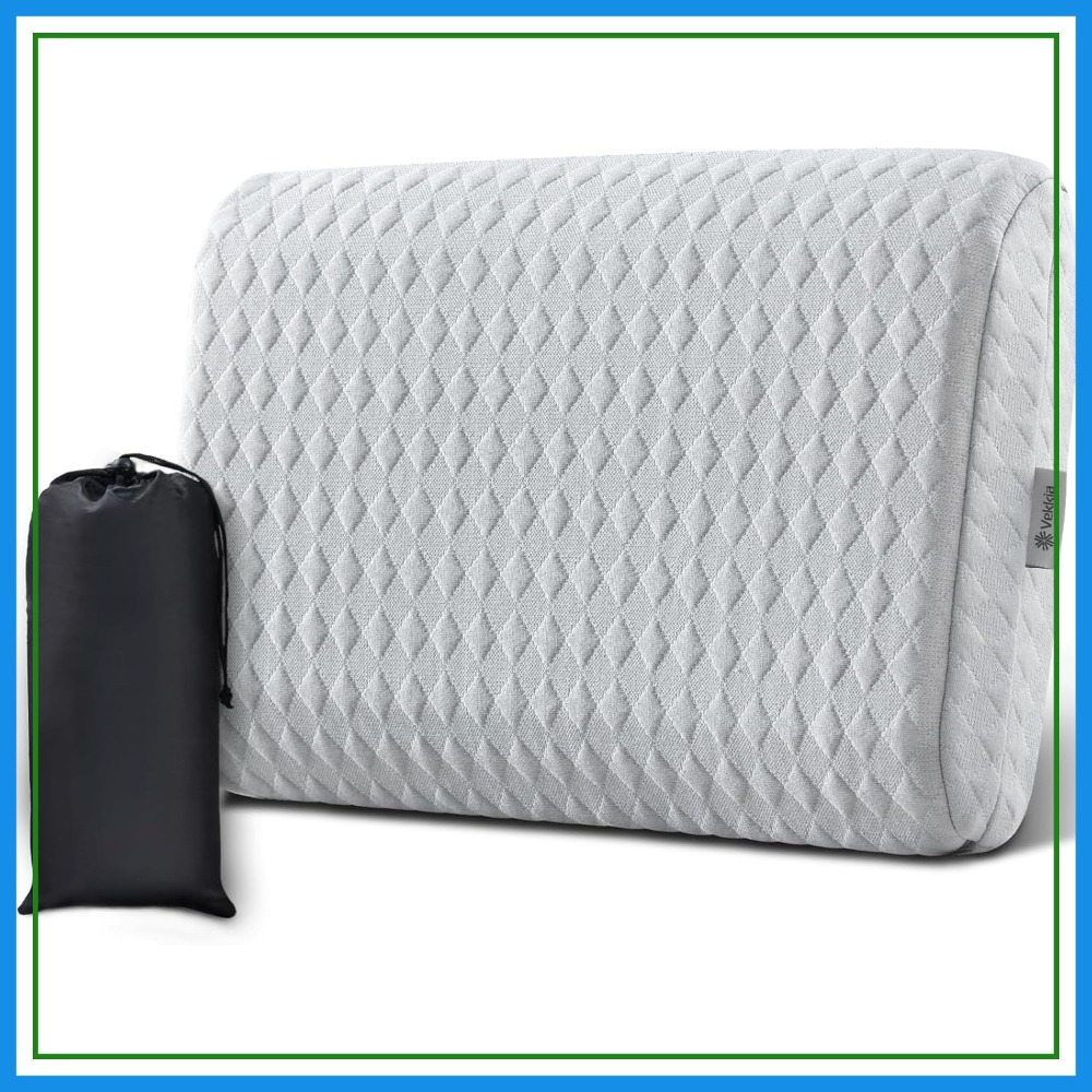 Memory Foam Travel Pillow, Por - مراجعة Camp Pillow Compressible وسعره