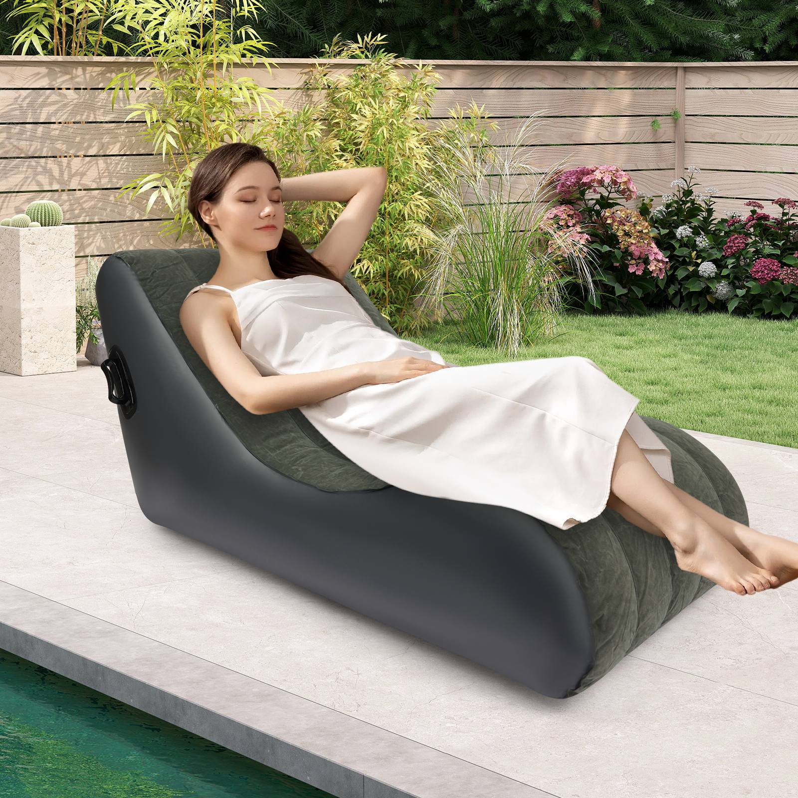 Inflatable Sofa Bed Swimming P - مراجعة Bed Outdoor Camping وسعره