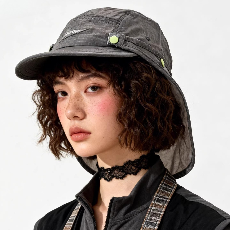 Summer New Detachable Neck Sha - مراجعة Camping Outdoor Quick Drying Sun Neck Protection Cap Hat وسعره