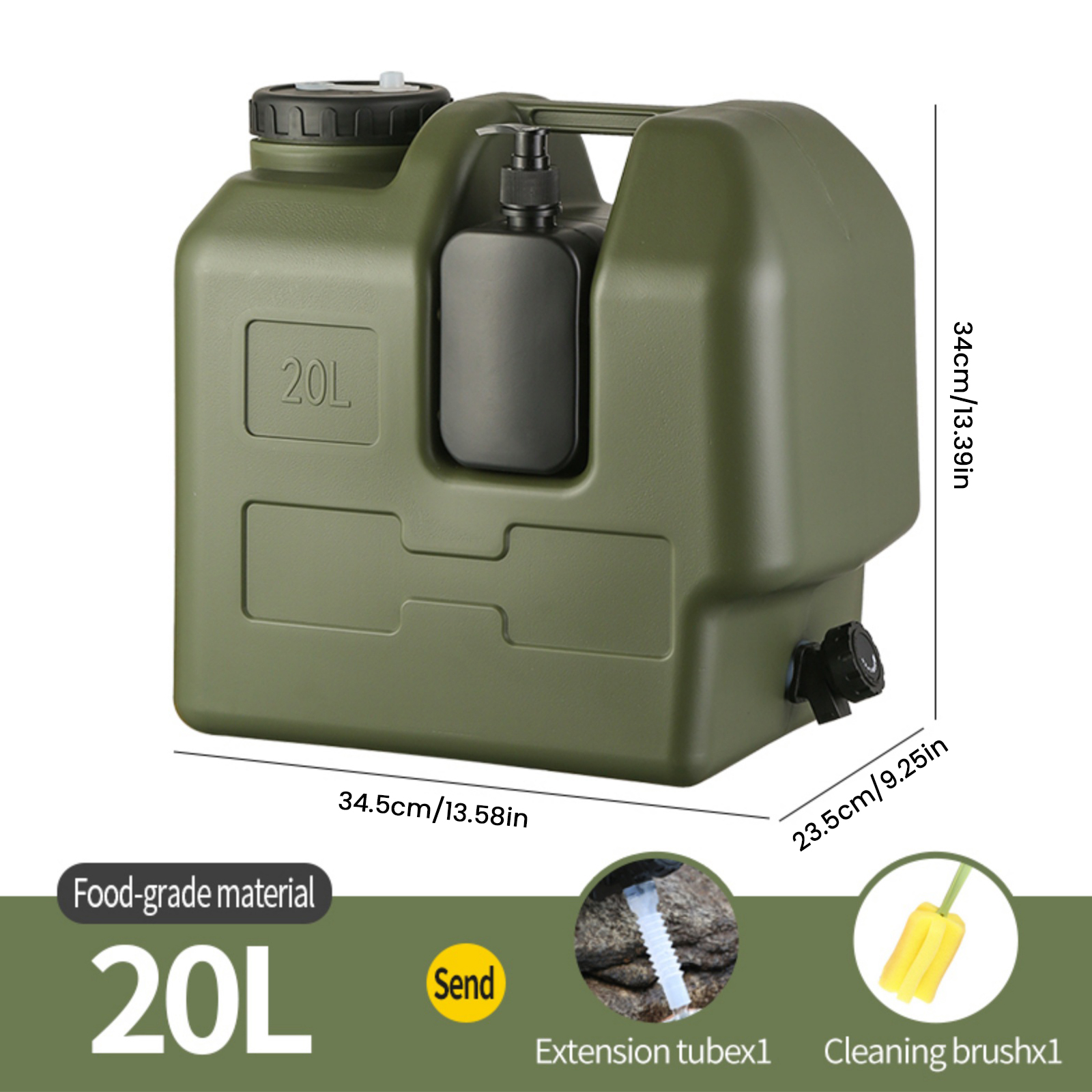15/20L Portable Camping Water  - مراجعة Outdoor Camping Kettle وسعره