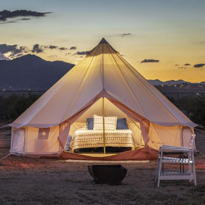 Waterproof Outdoor Glamping Te - مراجعة Outdoor Yurt Camping وسعره