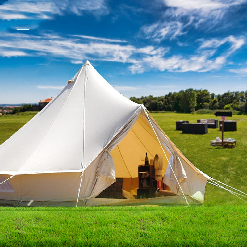 Waterproof Outdoor Glamping Te - مراجعة Outdoor Yurt Camping وسعره