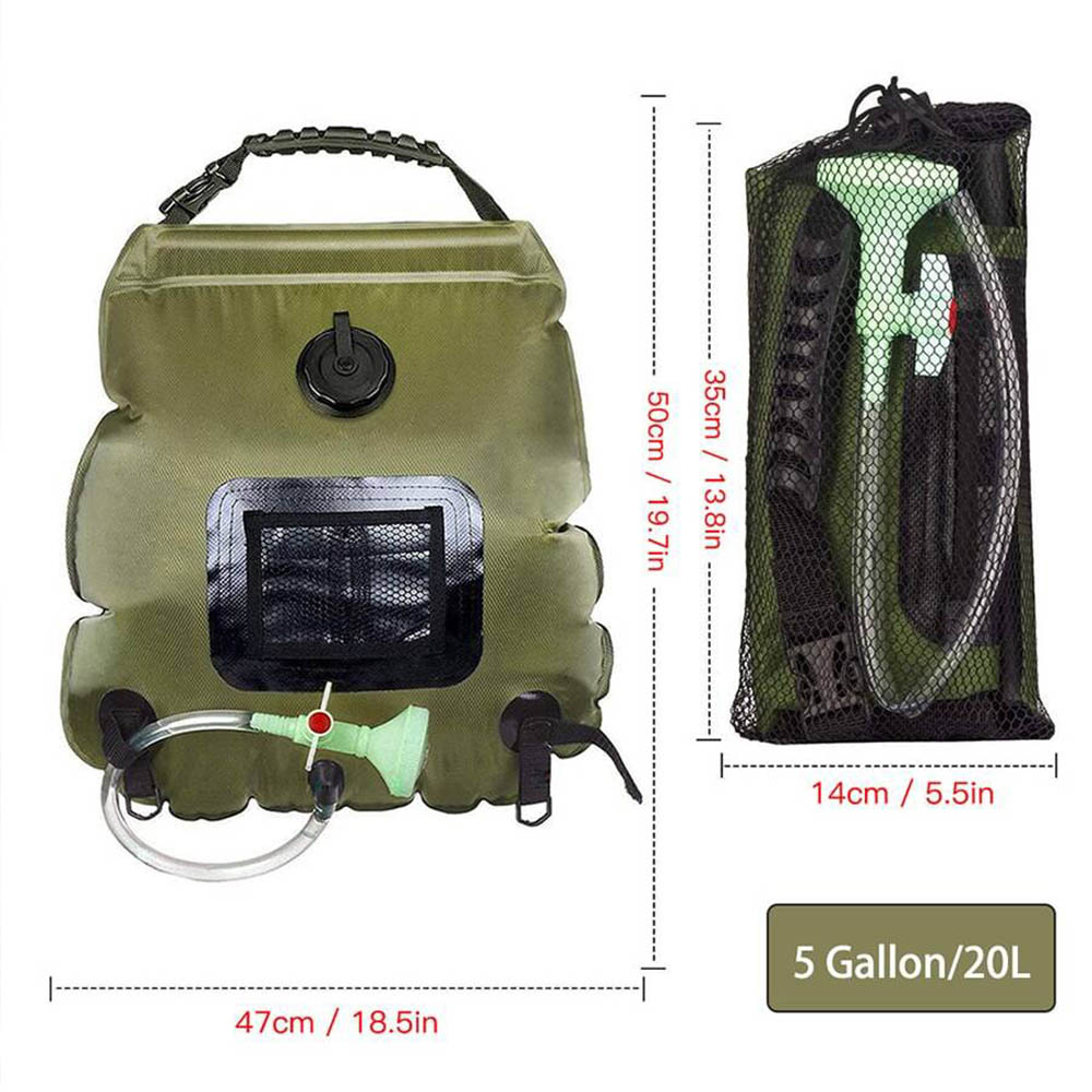 20L Outdoor Solar Heating Prem - مراجعة Outdoor Camping Hot Water Shower وسعره