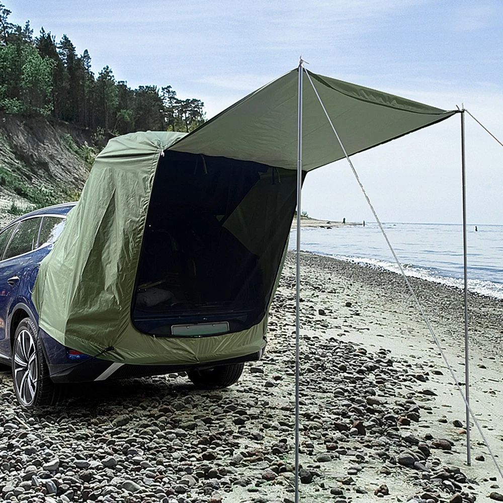 Outdoor Car Rear Tent Camping  - مراجعة Outdoor Camping Car Tail Tent وسعره
