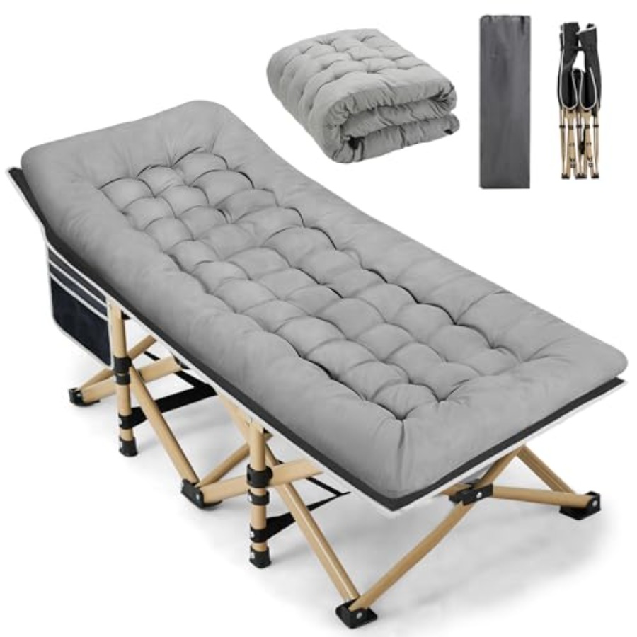 Portable Camping Cot for Outdo - مراجعة Outdoor Camping Cot وسعره