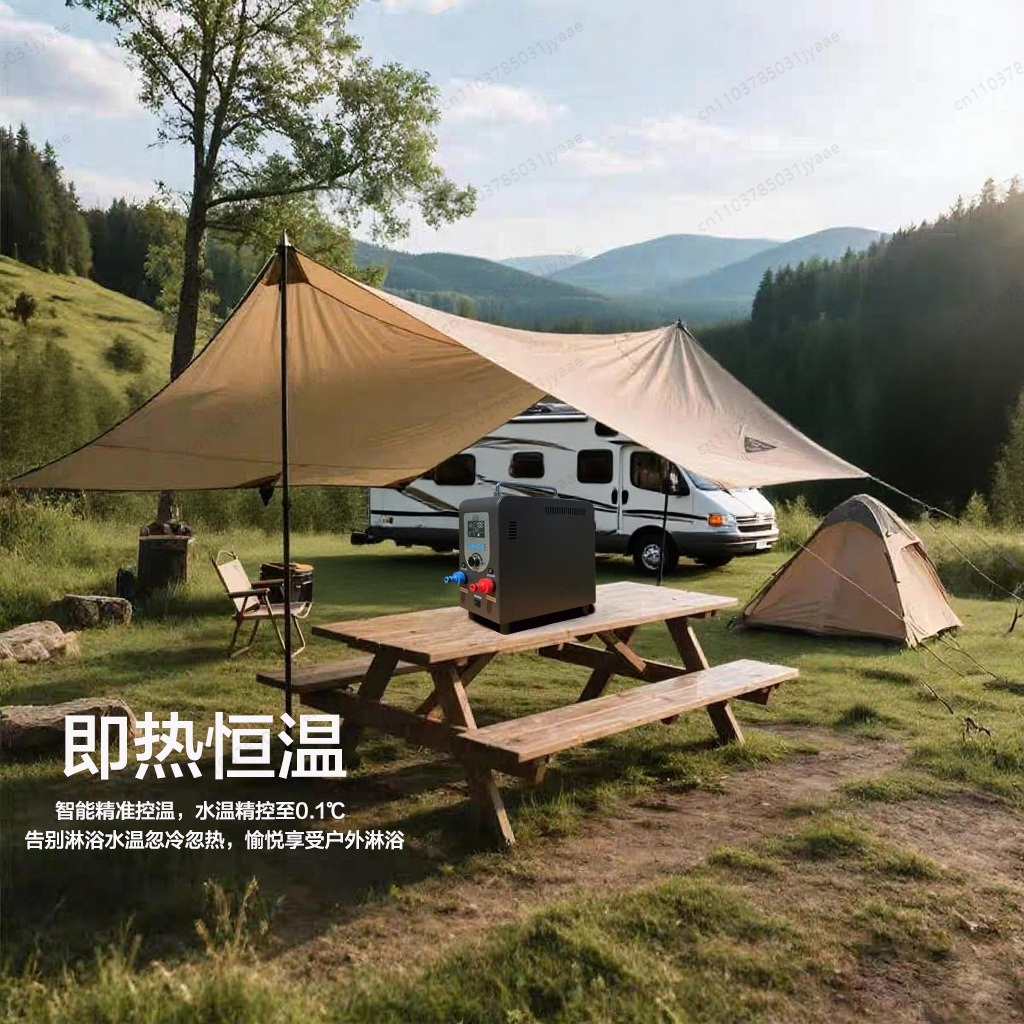 Outdoor Camping Gas Water Heat - مراجعة Outdoor Camping Water Heater وسعره