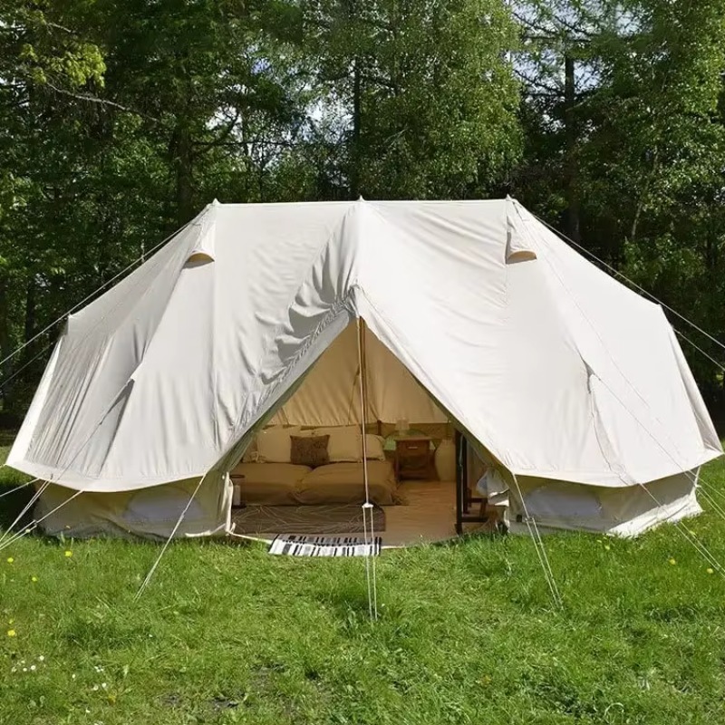 2026   Large 4 Season Cotton C - مراجعة Outdoor Yurt Camping وسعره
