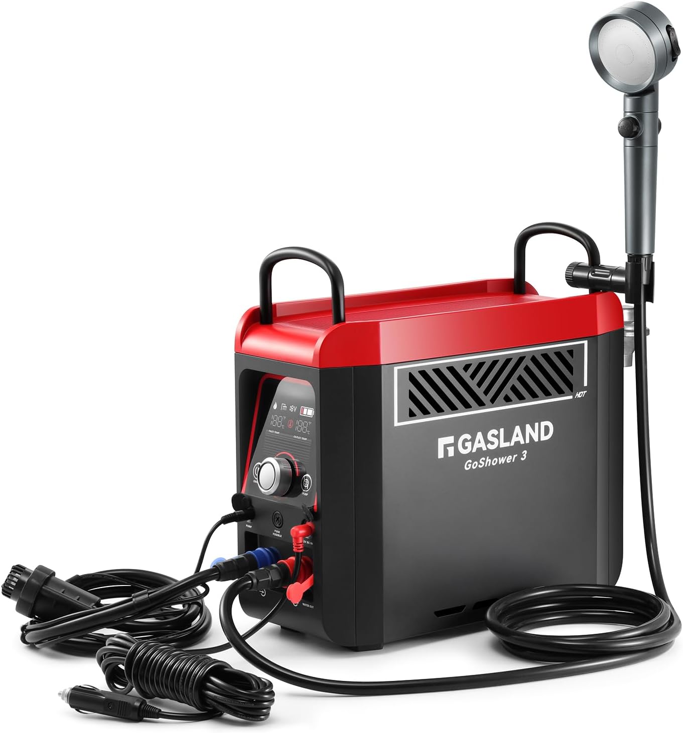 Goshower G3 Pro 1lb Propane Po - مراجعة Outdoor Camping Hot Water Shower وسعره