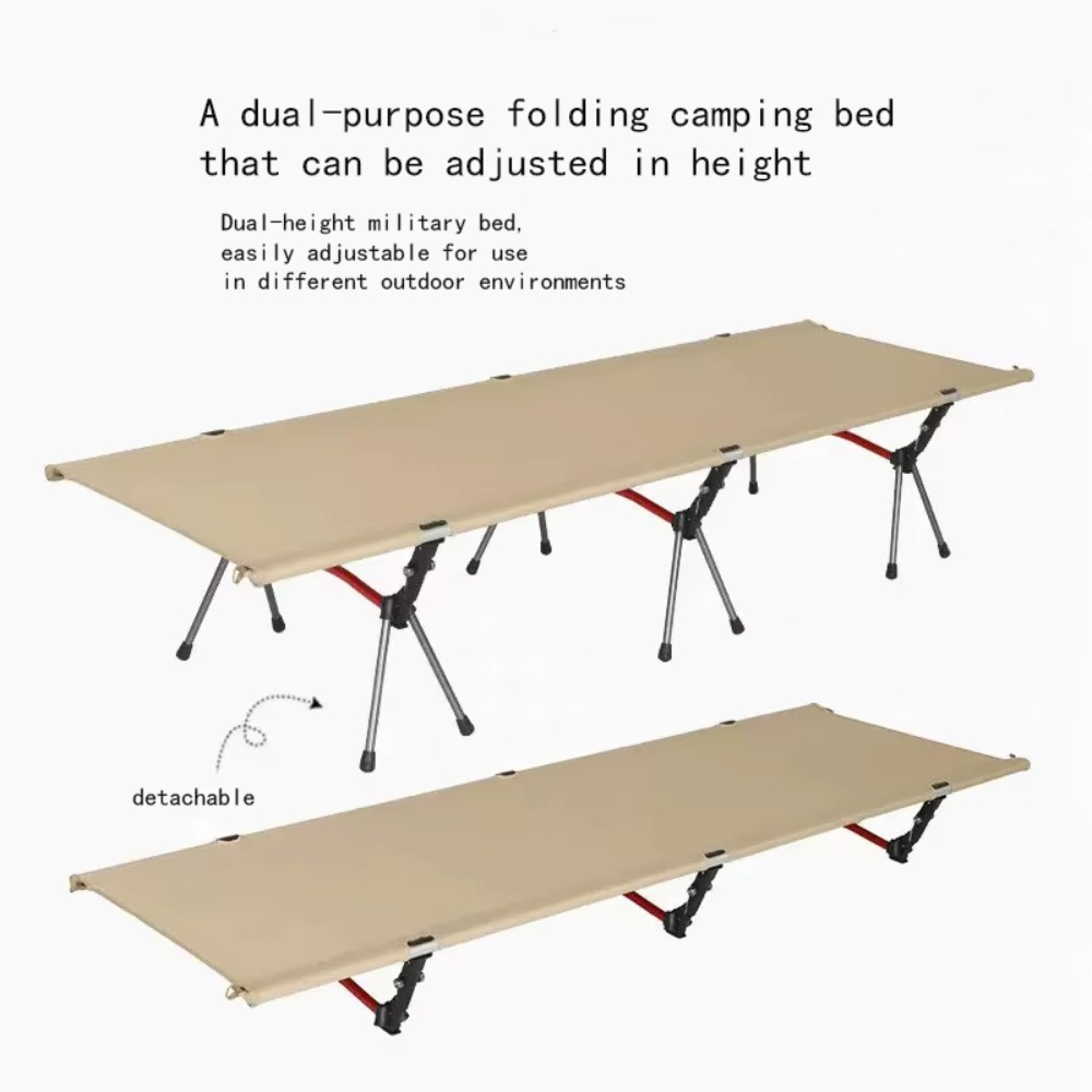 Folding Camping Cot with Stora - مراجعة Outdoor Camping Cot وسعره
